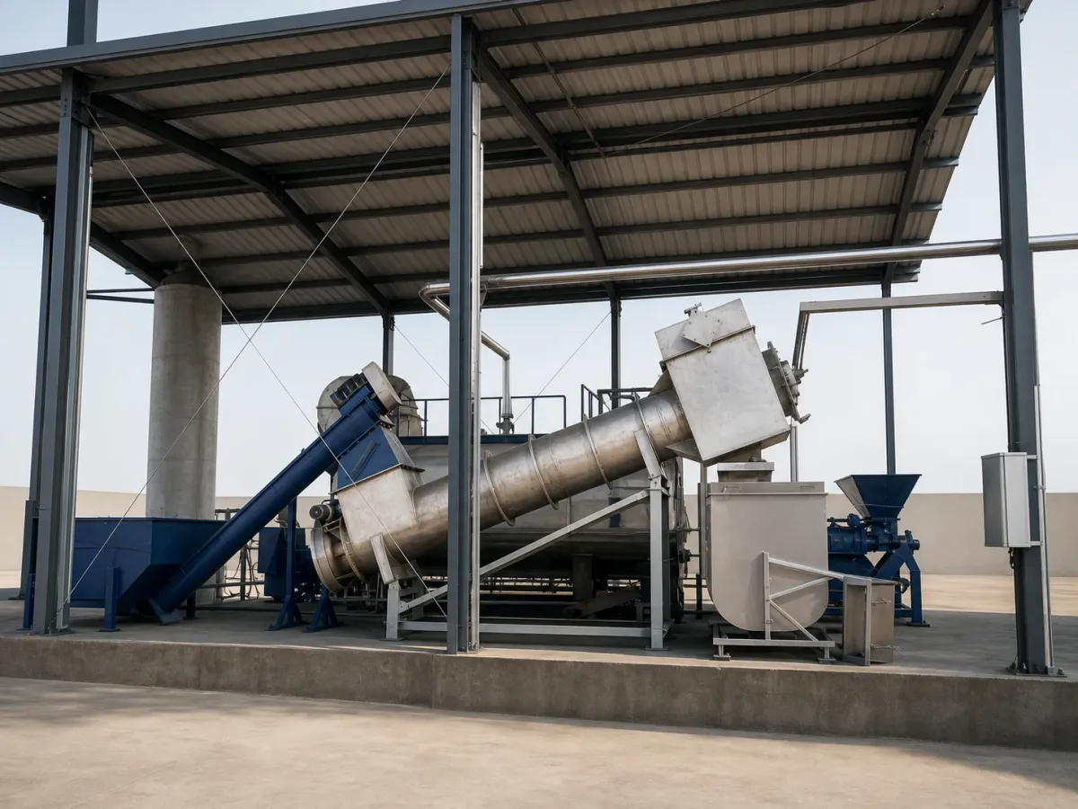 BCHAR biochar production system under canopy